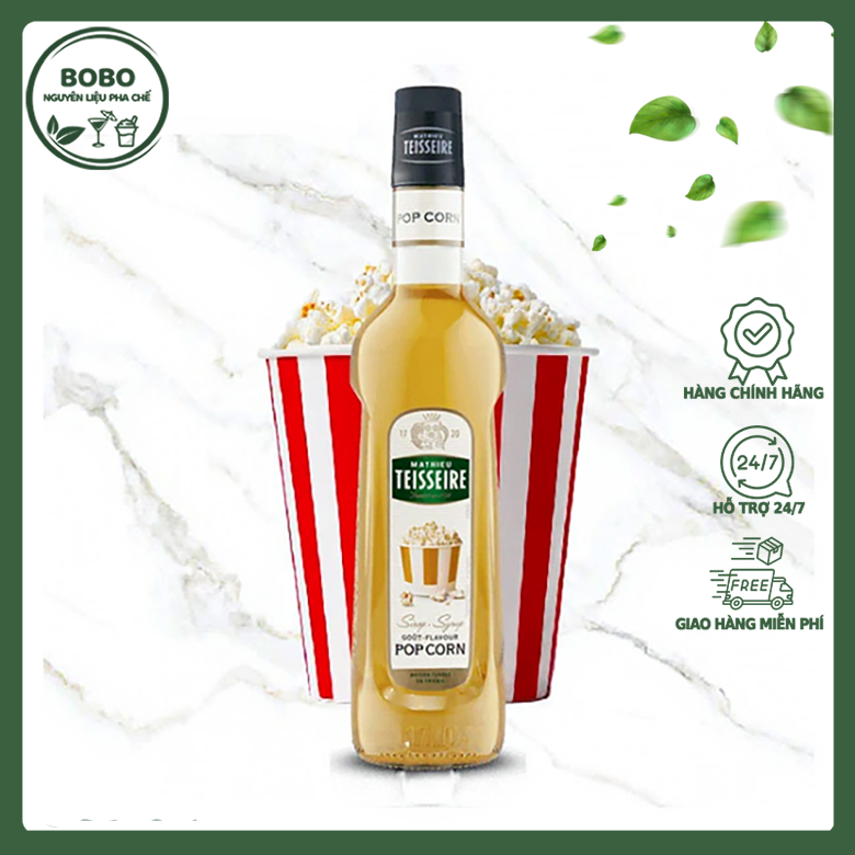 Siro Teisseire Bỏng Ngô 700Ml