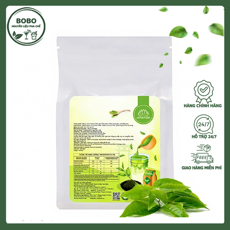 Bột Lotus Trà Xanh Matcha 500G