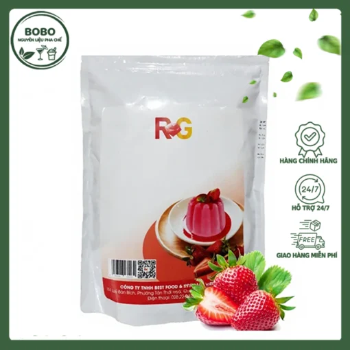 Bột Pudding R&G Dâu 1Kg