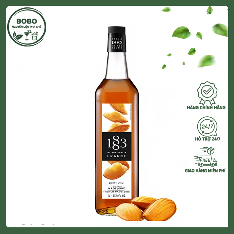 Siro 1883 Bánh Madeleine Pháp 1L