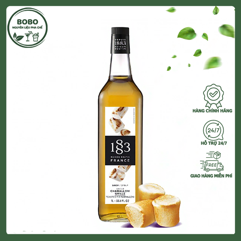 Siro 1883 Kẹo Dẻo Nướng 1L
