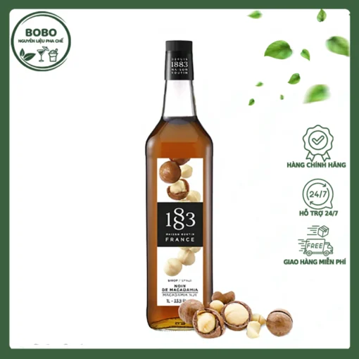 Siro 1883 Hạt Mắc Ca 1L