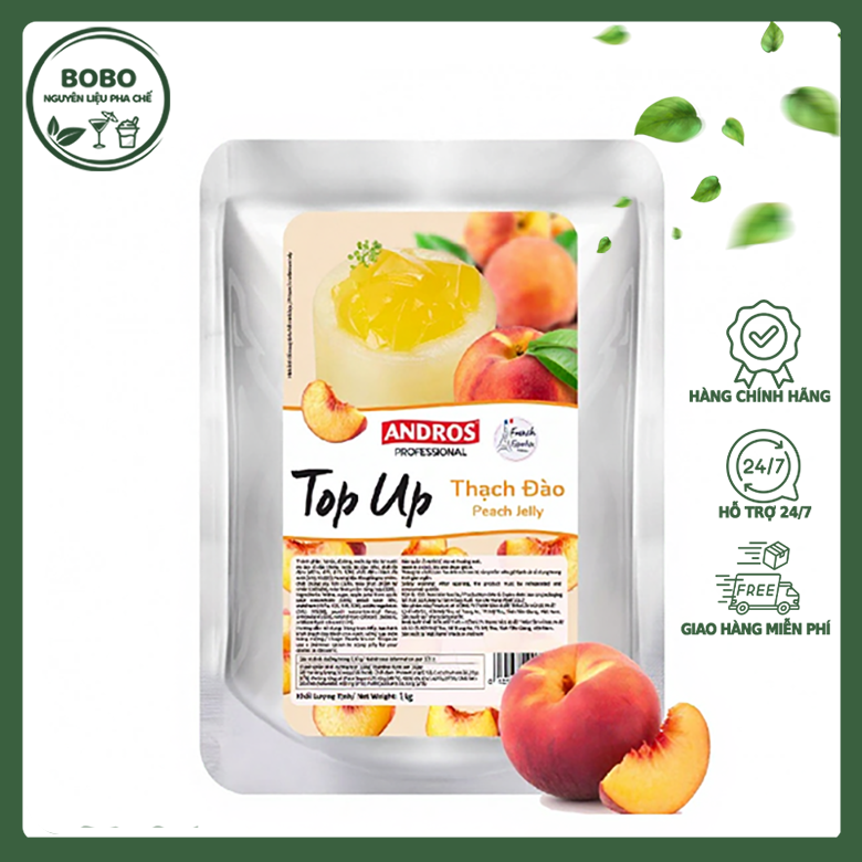 Thạch Top Up Đào 1Kg