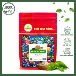 Trà Sao Vàng Trà Gạo Rang Gói 400G