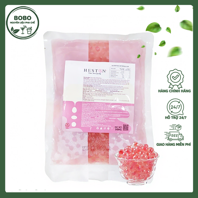 Heston Thạch Nổ Củ Năng Hồng 500G