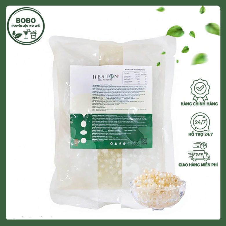 Heston Thạch Nổ Củ Năng Trắng 500G