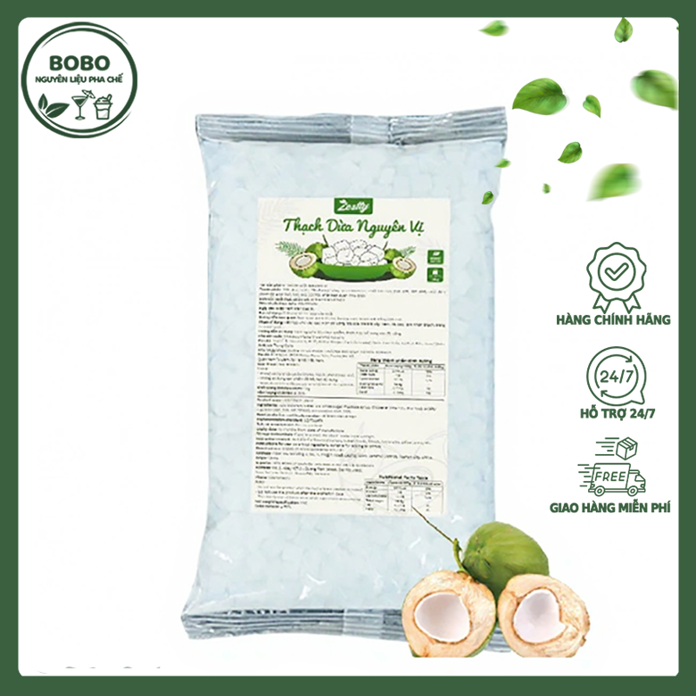 Thạch Dừa Zestty Nguyên Vị 1Kg