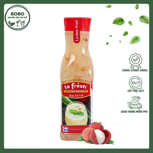 Sinh Tố La Fresh Vải 650Ml