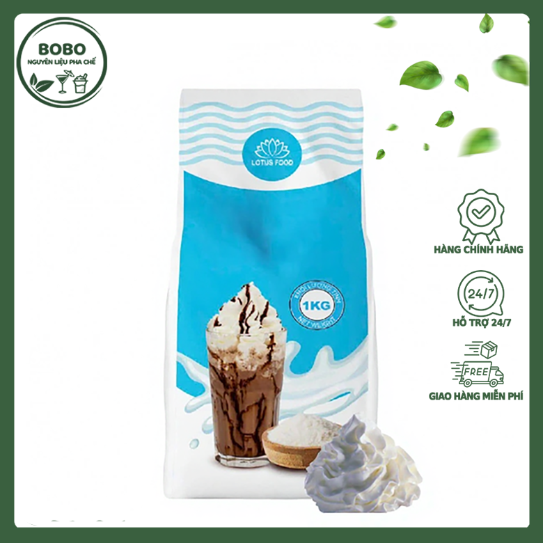 Bột Lotus Frappe Kem Béo Thực Vật 1Kg