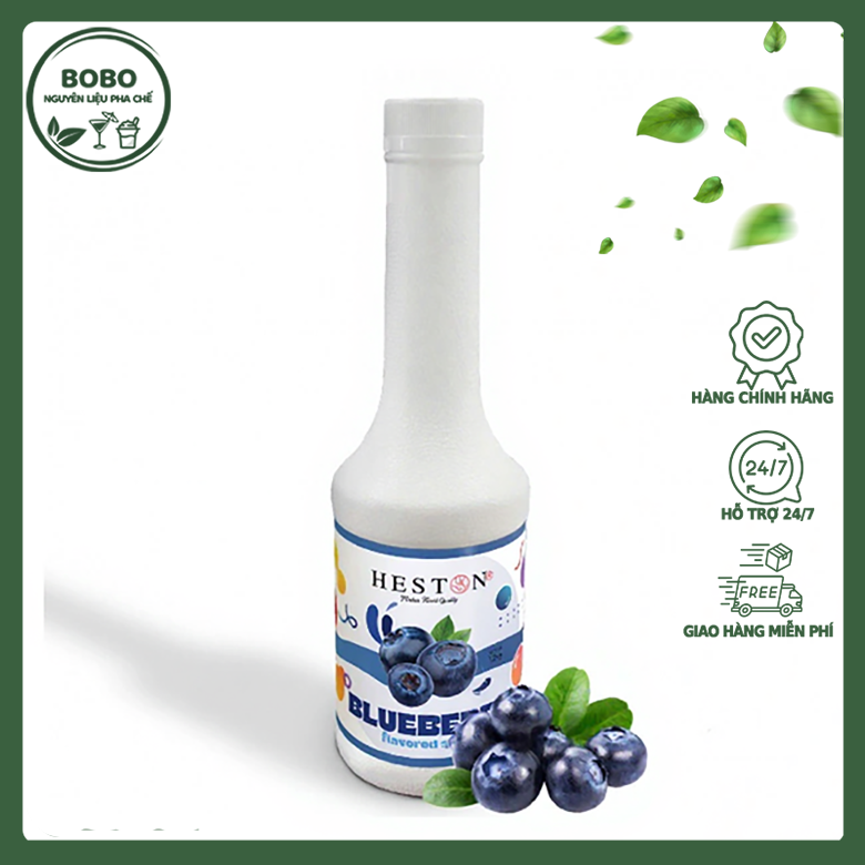 Siro Heston Việt Quất 1.2Kg