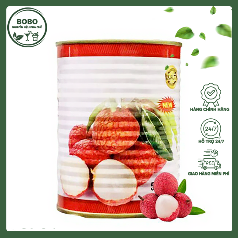 Vải Ngâm Nước Đường Foodclub 565Gr